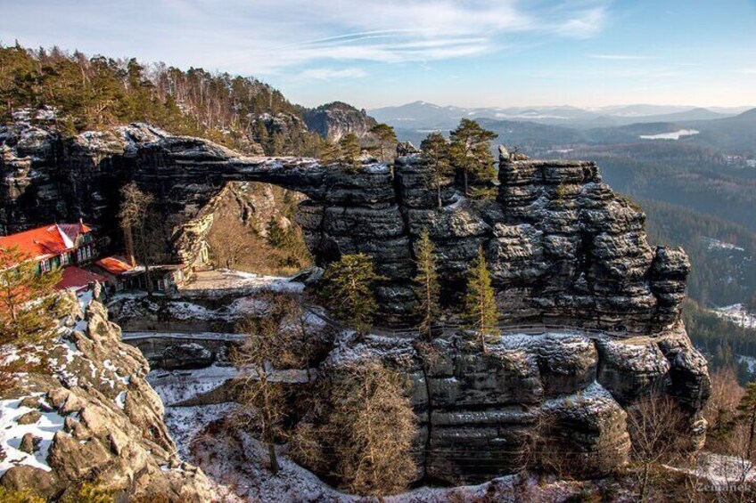 Winter Fairytale The BEST of Bohemian & Saxon Switzerland Hiking Tour