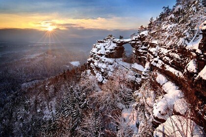 Winter Fairytale The BEST of Bohemian & Saxon Switzerland Hiking Tour