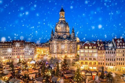 Dresden City & Bastei Bridge with Christmas Markets from Prague