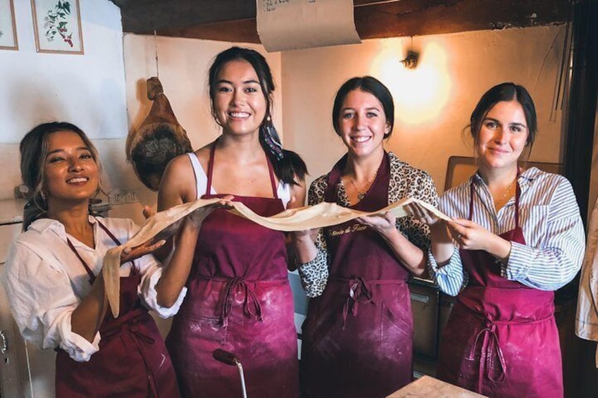 Pasta Making Class at a 12th Century Winery in the Tuscan Countryside