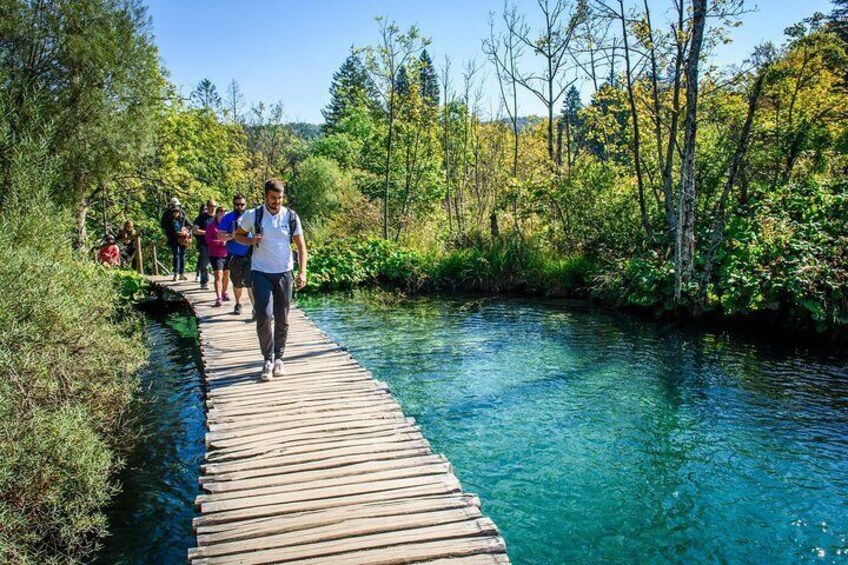 Split to Zagreb Group Transfer with Plitvice Lakes Tour Entrance ticket included