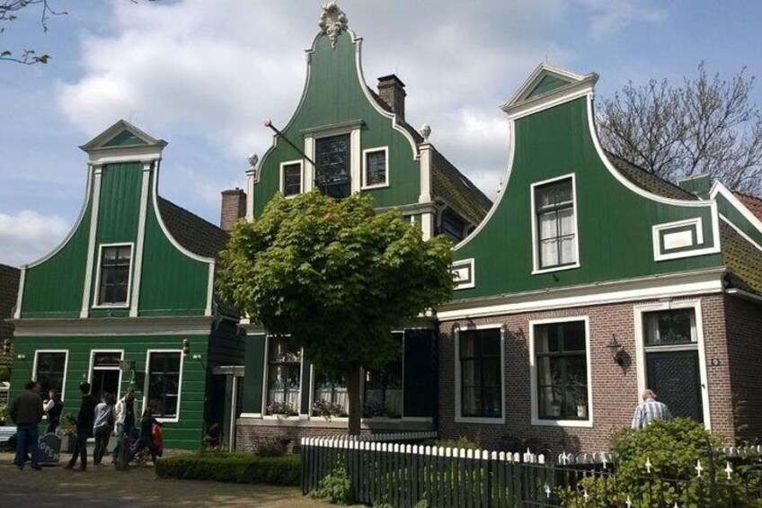 Green houses at Zaanse Schans