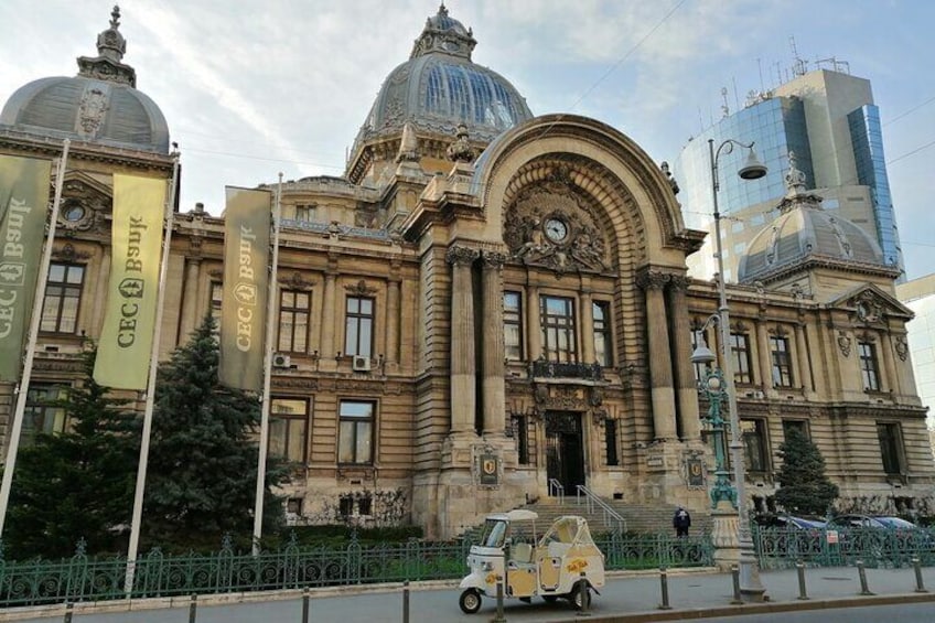 Tuk Tuk Bucharest Complete Tour w/tickets for Palace of the Parliament