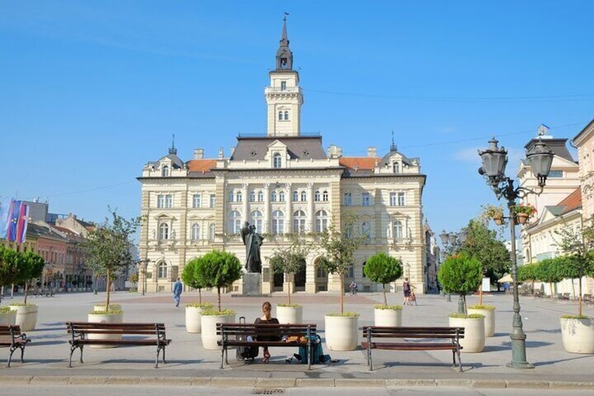 Novi Sad city hall center 