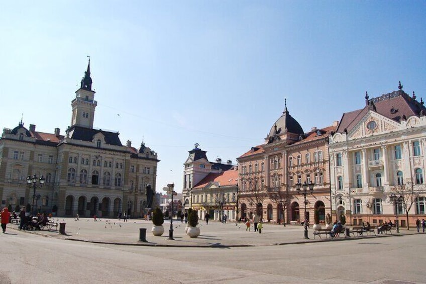 Novi Sad center, main square 