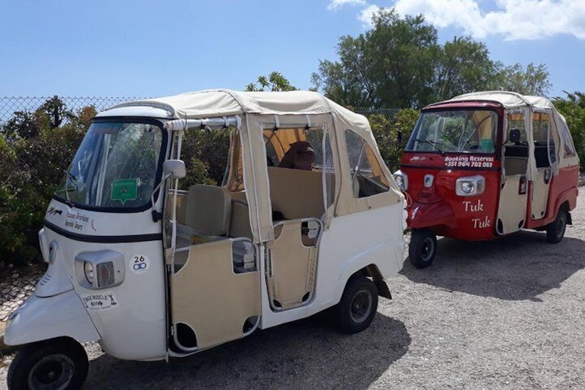 Private Guided Tuk-Tuk Tour with Pick-Up and Drop-Off of Albufeira