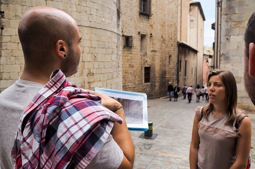 Guide with clients