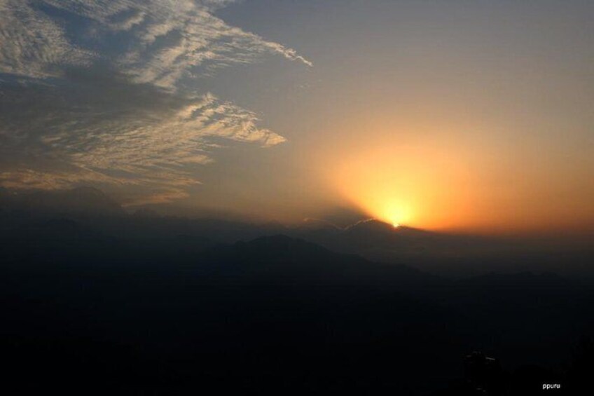 Sunrise view from Sarangkot