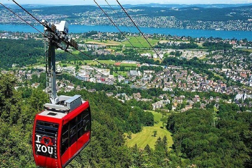 3 in 1: Zurich Walking Tour - Cruise on the Lake - Cable Car Ride to Felsenegg