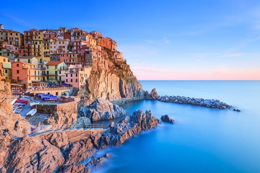 Semi Private Cinque Terre and Pisa Leaning Tower Tour from Florence