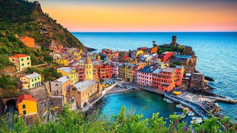 Cinque Terre and Pisa Tower Tour from Florence Semi Private