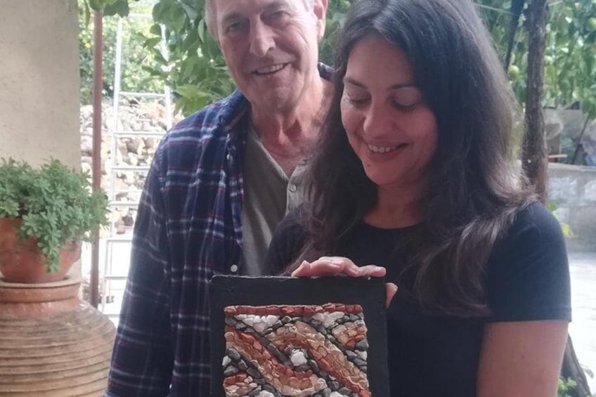 One day mosaic workshops in the Southern Peloponnese