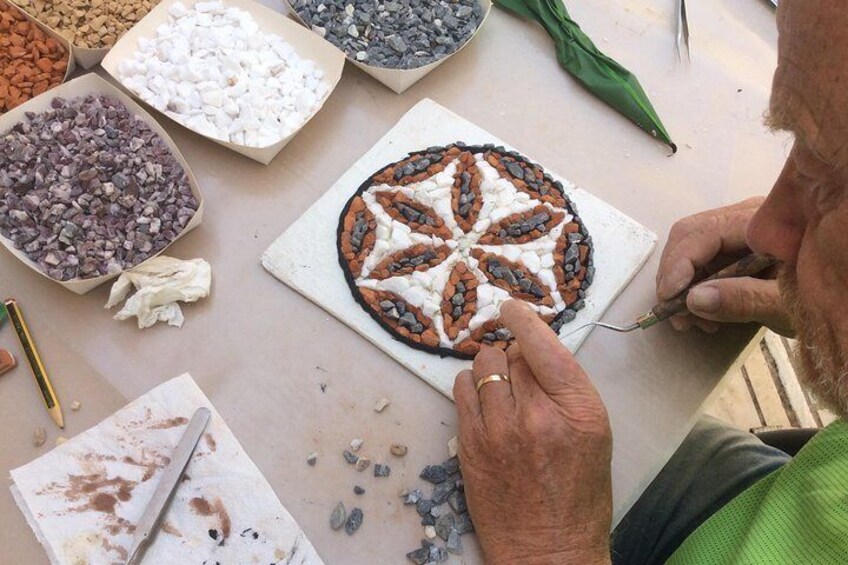 One day mosaic workshops in the Southern Peloponnese