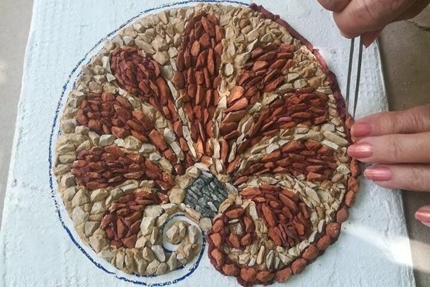 One day mosaic workshops in the Southern Peloponnese