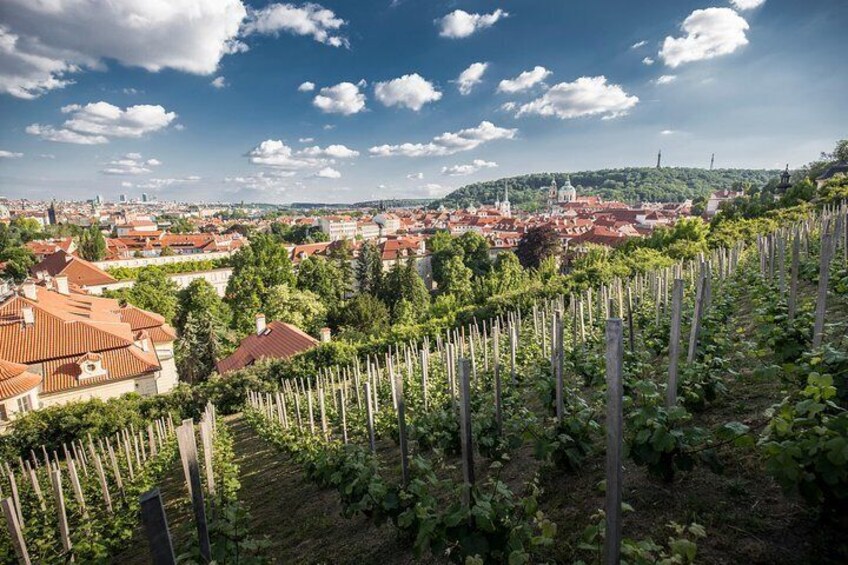 Panoramic view of Prague