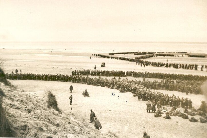Dunkirk beach in 1940