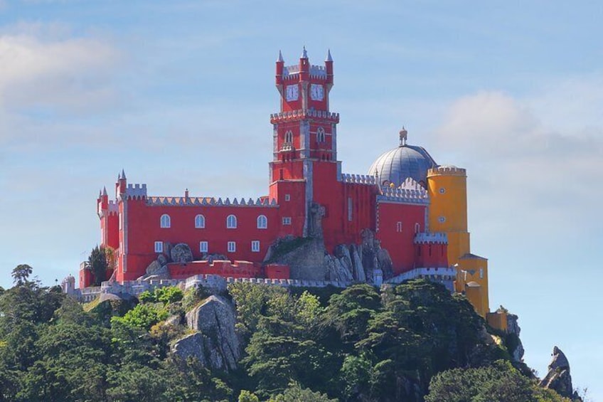 The Pena Palace is one of the major expressions of 19th-century romanticism in the world