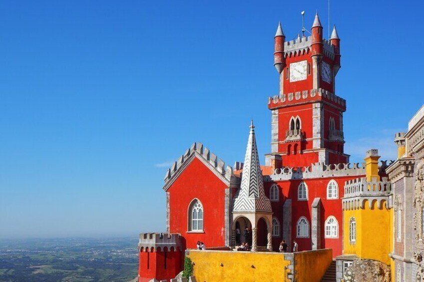 The Pena Palace is one of the major expressions of 19th-century romanticism in the world