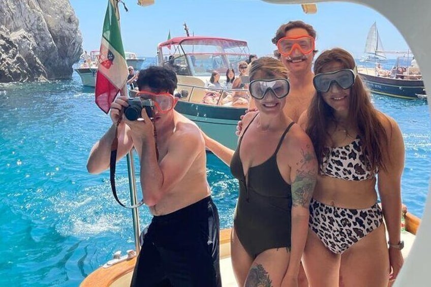 Capri Small-Group Boat Tour with Blue Grotto & Island Discovery