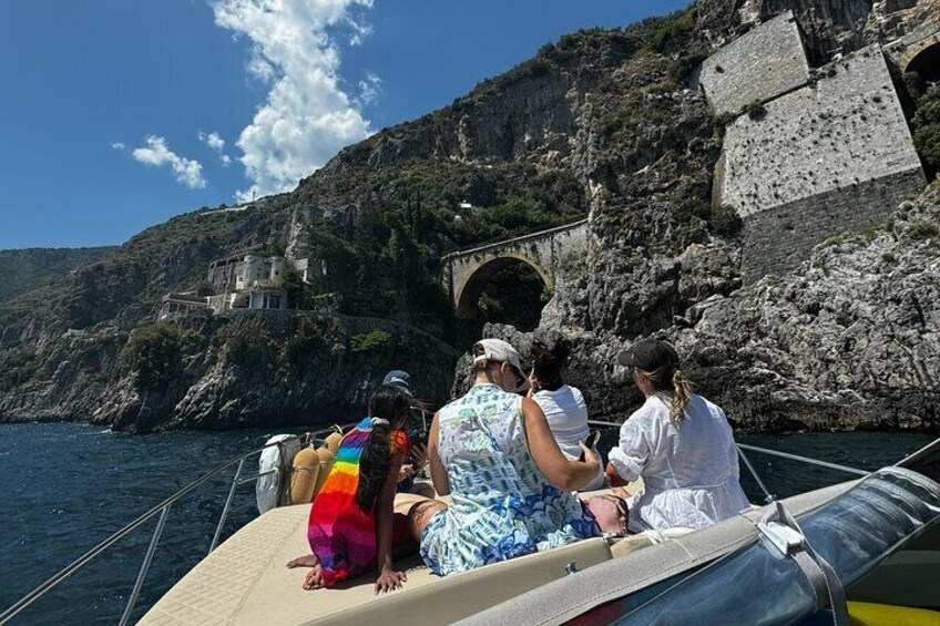 Amalfi Coast Small Group Day Boat Tour with Limoncello Onboard