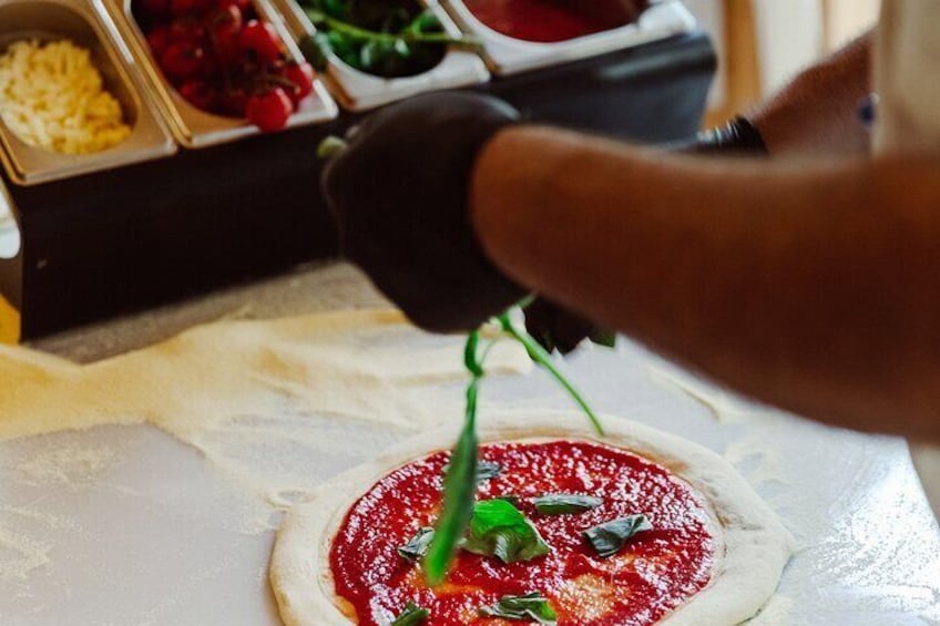 Pizza Making and Pasta Making Class in Rome with Wine & Tiramisu