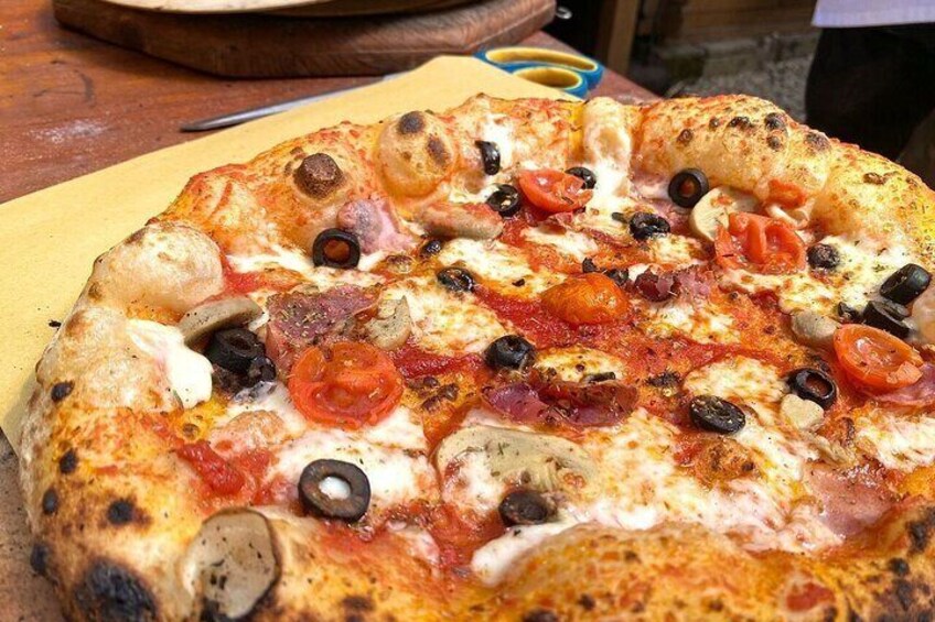 Pizza and Pasta Master Class with Wine and Tiramisu in our Wood Houses Village
