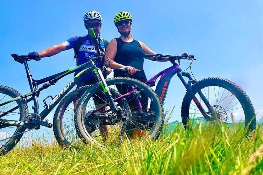 Mountain Biking over Lake Como