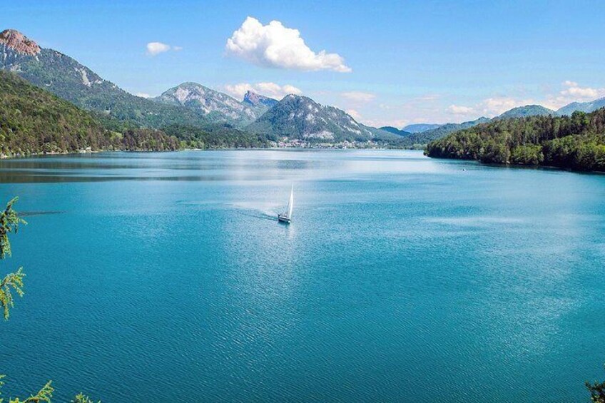 Lake Fuschl: en route from Salzburg to Hallstatt