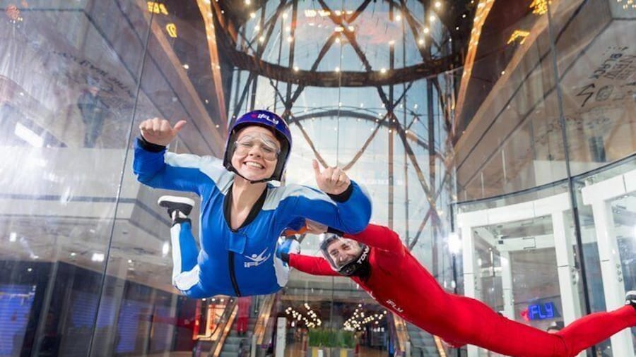 Milton Keynes iFLY Indoor Skydiving Experience - 2 Flights & Certificate