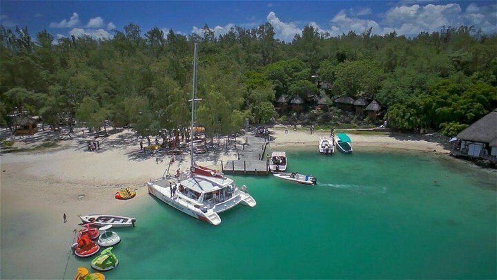 On sand bank at Isle aux Cerfs 