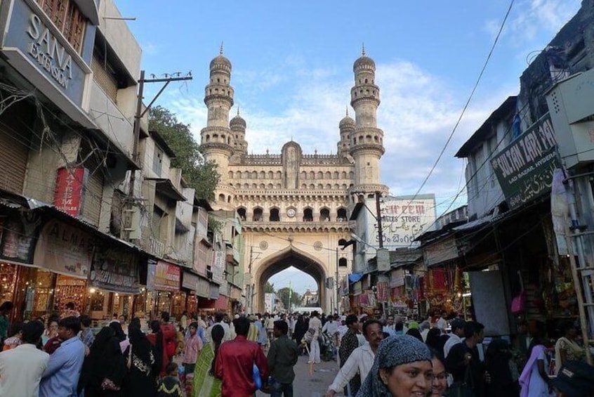 Charminar local market street