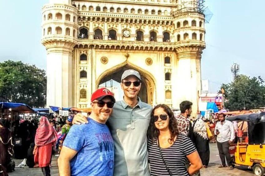 Tourists at Charminar
