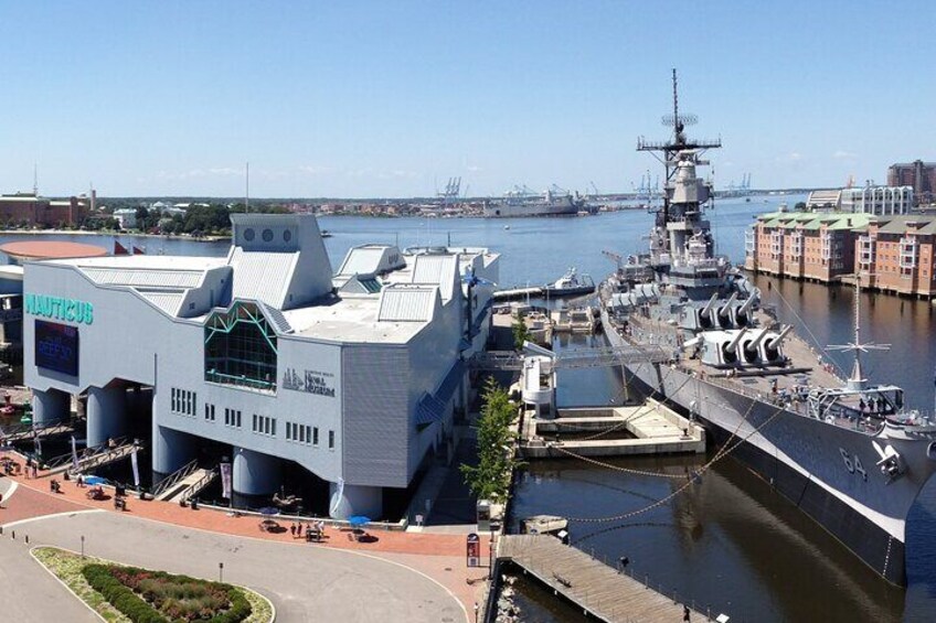 Battleship Wisconsin and Nauticus