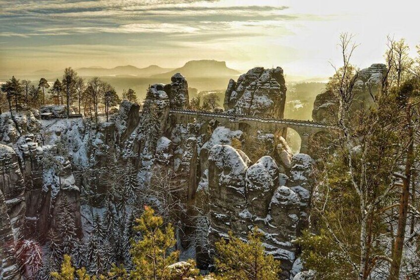 Prague to Czech Bohemian and Saxon Switzerland National Park Tour