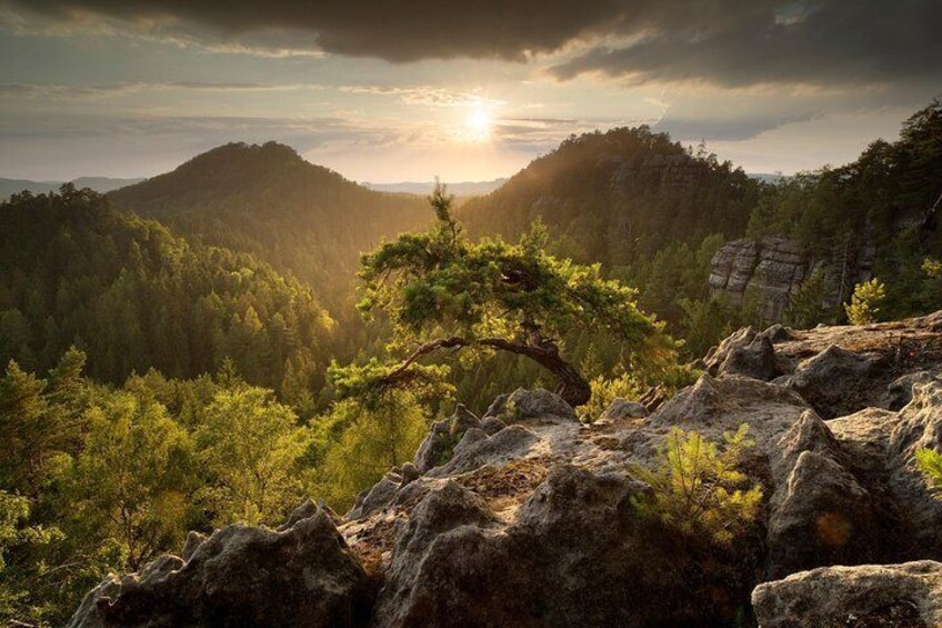 Tisa Rocks Labyrinth views, the Narnia movie location, Czechia