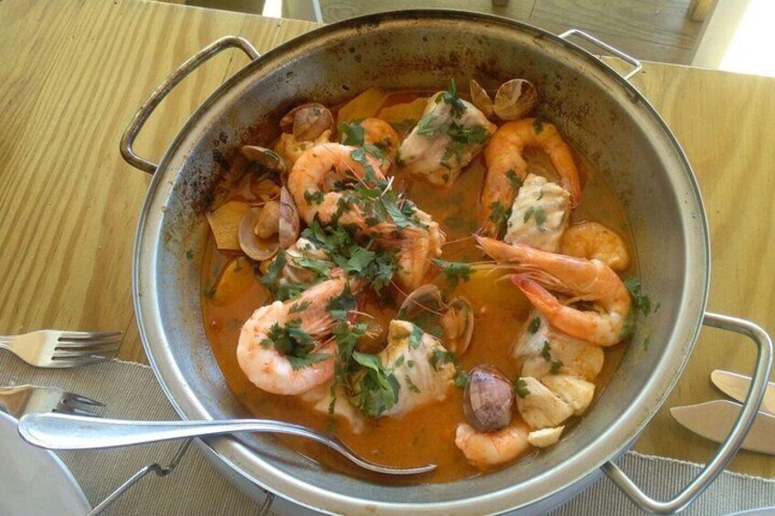 Famous Portuguese seafood 
