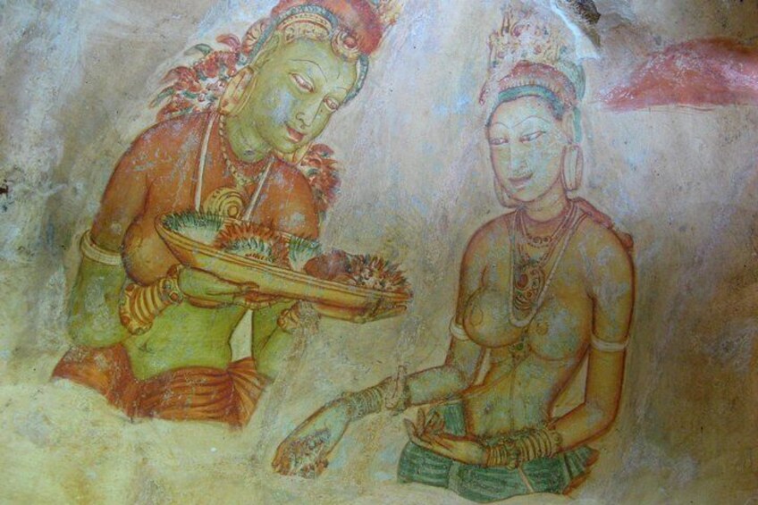 Wall paint at Sigiriya