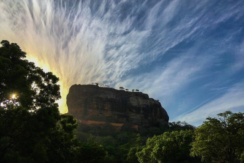 Sunset at Sigiriya
