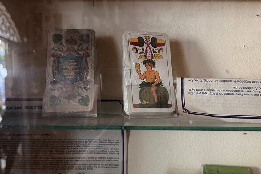 Card in tarrot museum