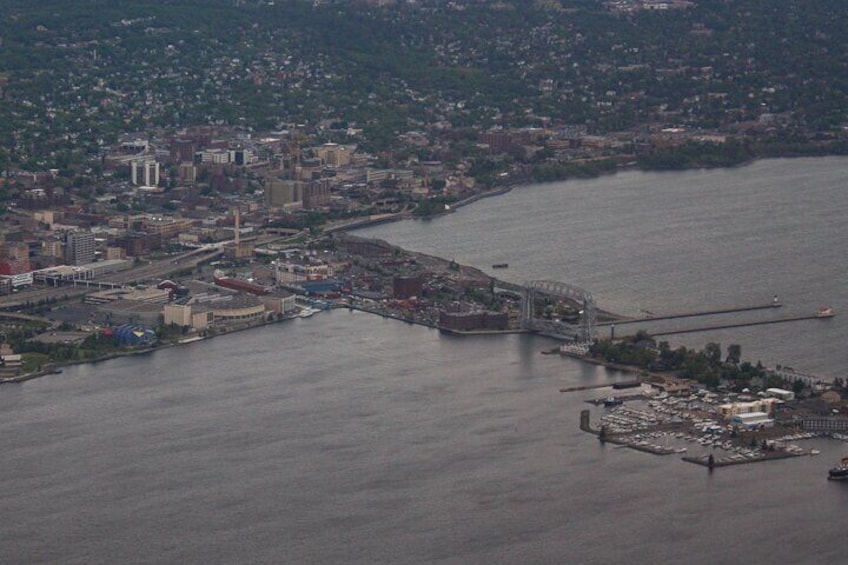 Downtown Duluth, Aerial Lift Bridge and Park Point