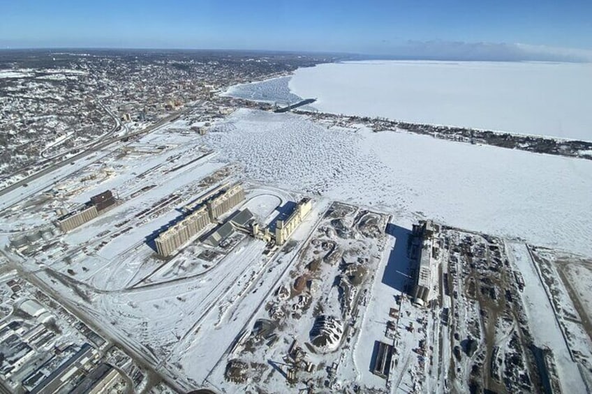 Port in winter