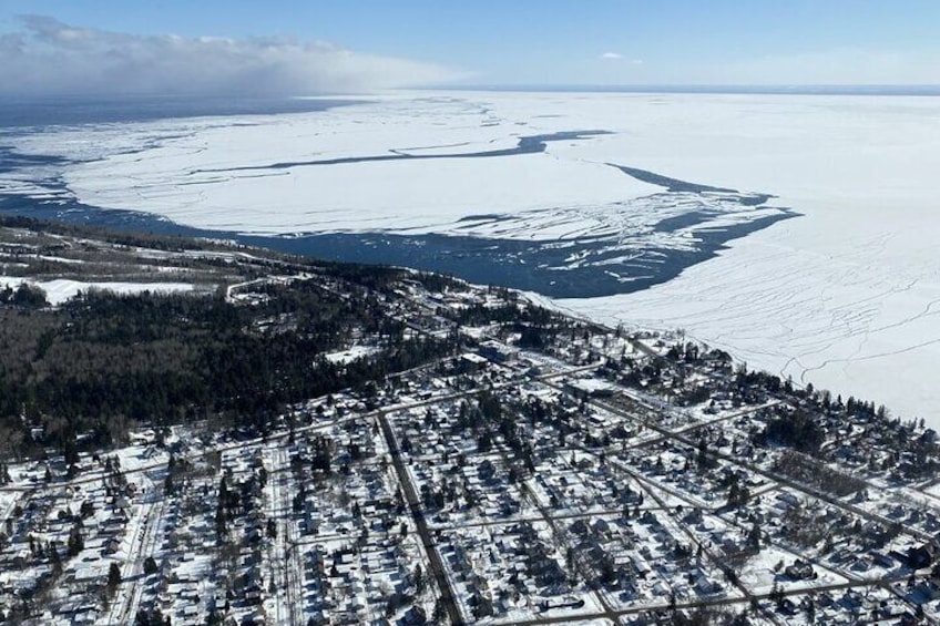 Northshore and Lake Superior in winter