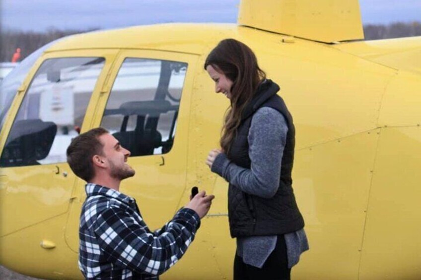 Helicopter tour compliments other perfect moments!