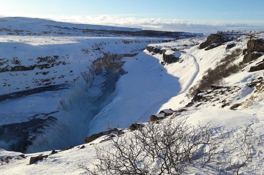 Gullfoss canyon