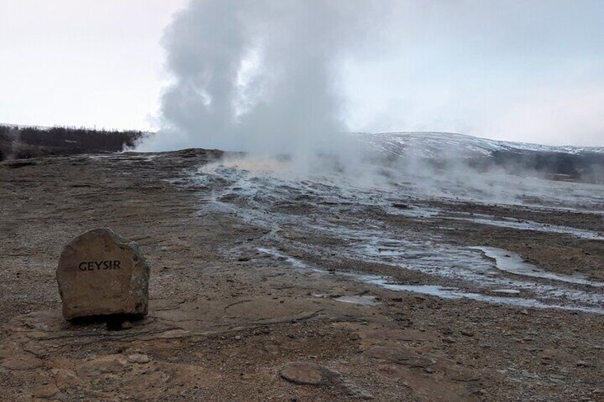 Geysir hot spring