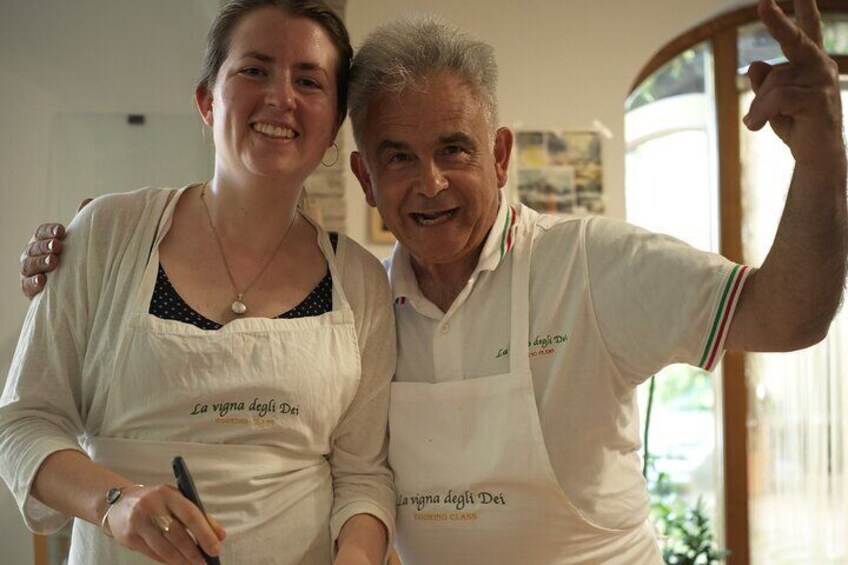 Make Handmade Tagliatelle, Tiramisu and Wine Tasting Amalfi Coast