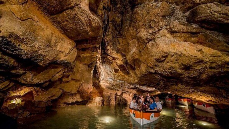 Sailing through the magical caves of San José