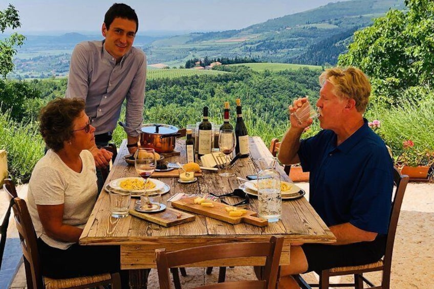 Wine tasting with bites of local food