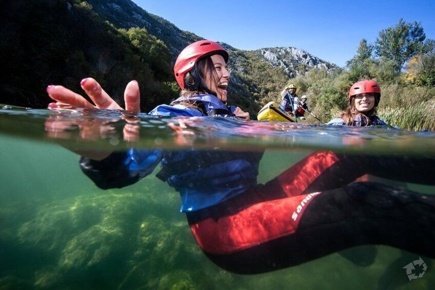 Crystal clear waters of Cetina river