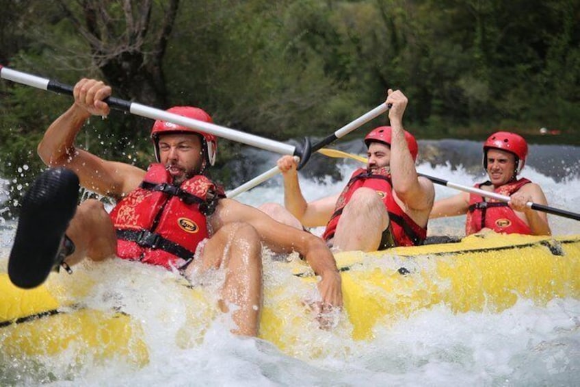 Rafting on Cetina River Departure from Split or Zadvarje village